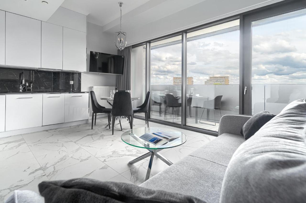 Apartament W Hanza Tower Щецин Екстер'єр фото